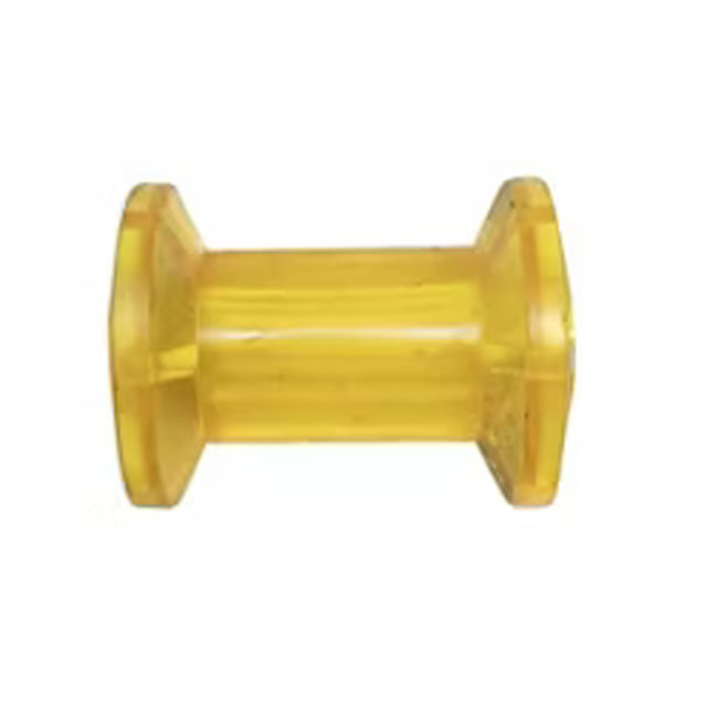 (image for) Boat Trailer 4" Keel Roller Amber PVC Dexter/Redneck #MBR4AS