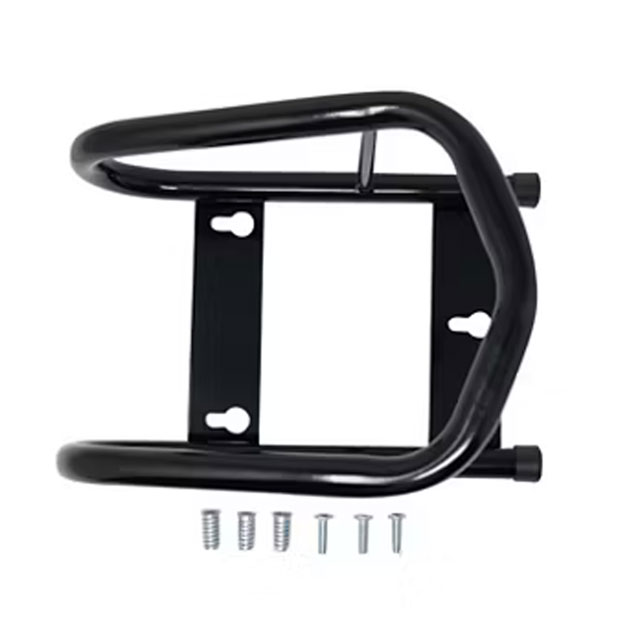 (image for) Enclosed Trailer Motorcycle Wheel Chock Black Powder Dexter/Redneck #MWCB