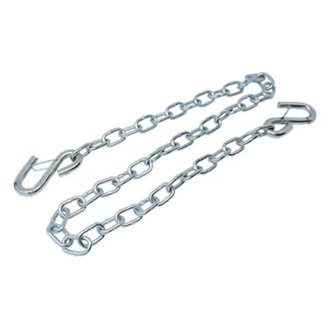 (image for) Trailer Chain Assembly With Latch S-Hooks 48" Dexter/Redneck #SC31648SL