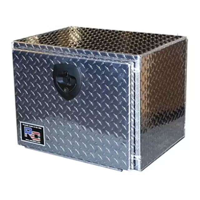 (image for) Trailer Underbody Toolbox 18" x 18" x 60" Aluminum Dexter/Redneck #TBAL1818-60AP