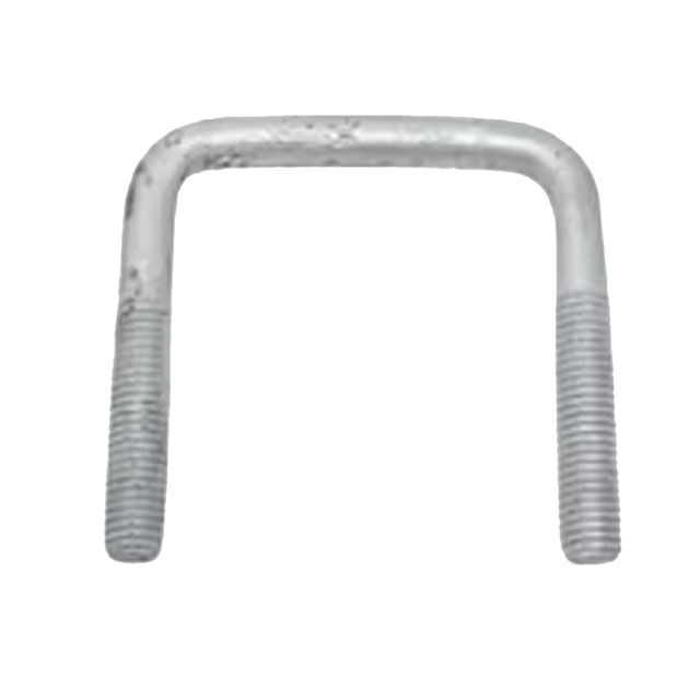 (image for) Square U-bolt 3 1/16" x 3.81" Galvanized Dexter/Redneck #UBGC12X306X381