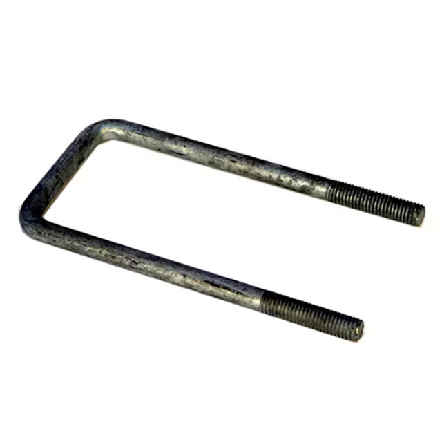 (image for) Square U-bolt 3 1/16" x 7.31" Galvanized Dexter/Redneck #UBGC12X306X731