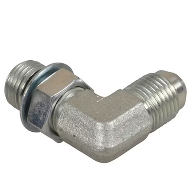 (image for) Trailer Hydraulic Fitting 90 Degree #6 SAE Male X #6 JIC Male Dexteer/Redneck #6801-06-06