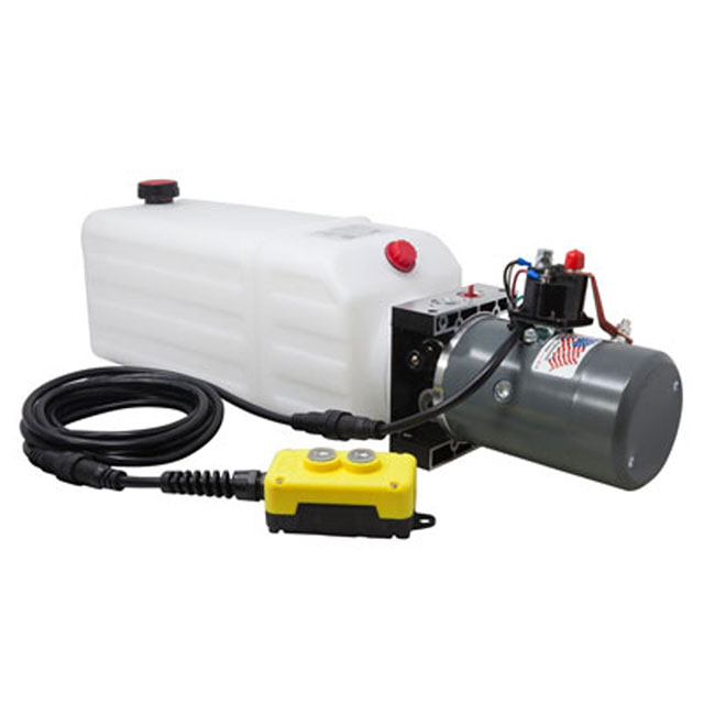 (image for) KTI Hydraulic Single Acting Pump 8 QT 2 Button Dexter/Redneck #DC-45168