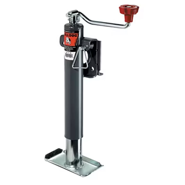 (image for) Bulldog Trailer Swivel Jack 2,000 lb. Top Wind Dexter/Redneck #151401