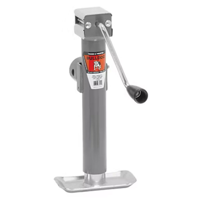 (image for) Bulldog Trailer Pipe Mount Jack 5,000 lb. Side Wind Dexter/Redneck #178201