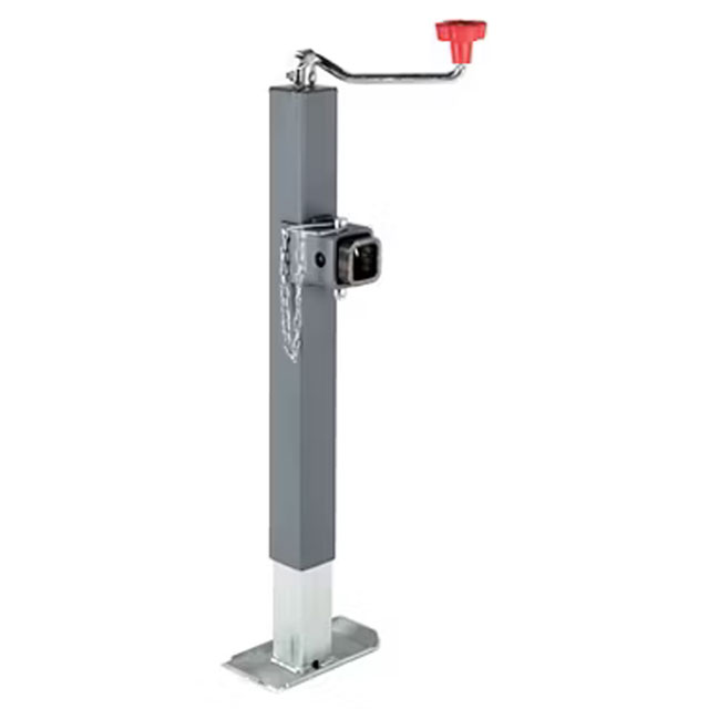 (image for) Bulldog Trailer Pipe Mount Jack 5000 lb. Square Top Wind Dexter/Redneck #195312