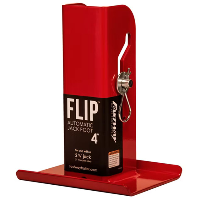 (image for) Trailer Jack Foot 4" Flip Automatic Dexter/Redneck #88-00-4500