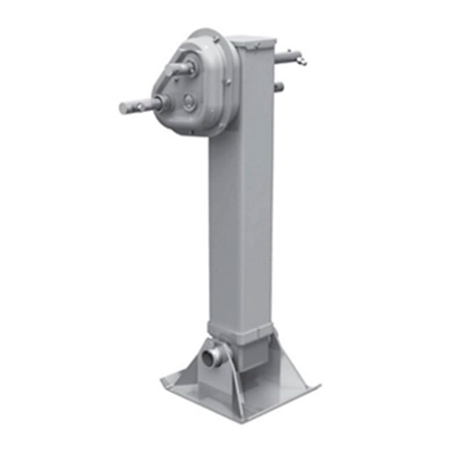 (image for) Heavy Duty Landing Gear Jack 25k No Handle Dexter/Redneck #LG4701-71NH