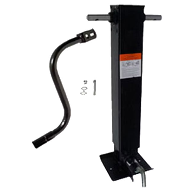 (image for) Trailer Dropleg Jack Medium Duty 12,000 lb. Side Wind Dexter/Redneck #TJD12000SPF