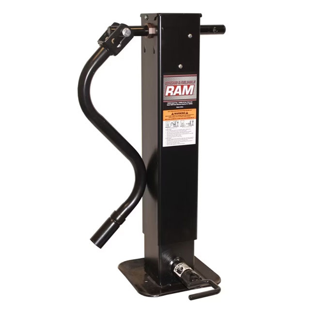 (image for) Trailer Dropleg Jack Medium Duty 15,000 lb. Side Wind Dexter/Redneck #TJD15000SPF