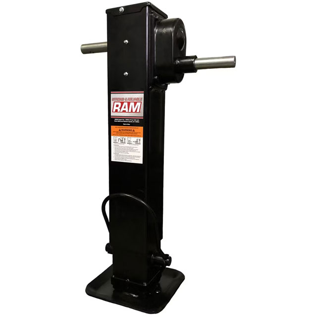 (image for) Trailer Dropleg Jack Ram 20k Side Wind 2 Speed Dexter/Redneck #TJDDP2SP-20000SP-F