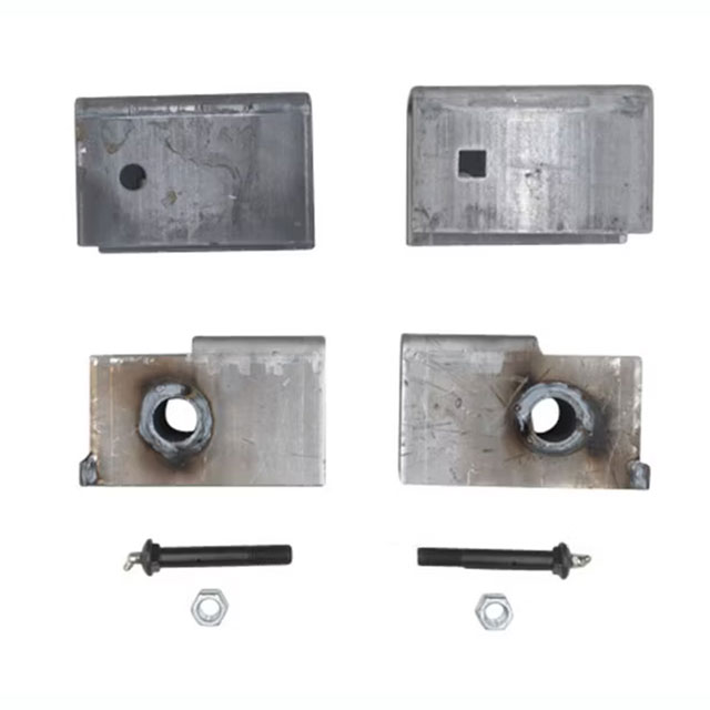(image for) Trailer Single Axle 2.5" Slipper Spring Hanger Kit 3/4" Eye 10kGD Dexter/Redneck #10GDH-34K1