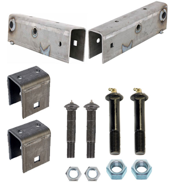 (image for) Trailer Multi Axle 2.5" Slipper Spring Conversion Kit 42.25" Axle Spacing 10k GD Axle Dexter/Redneck #10GDH-34K2-42