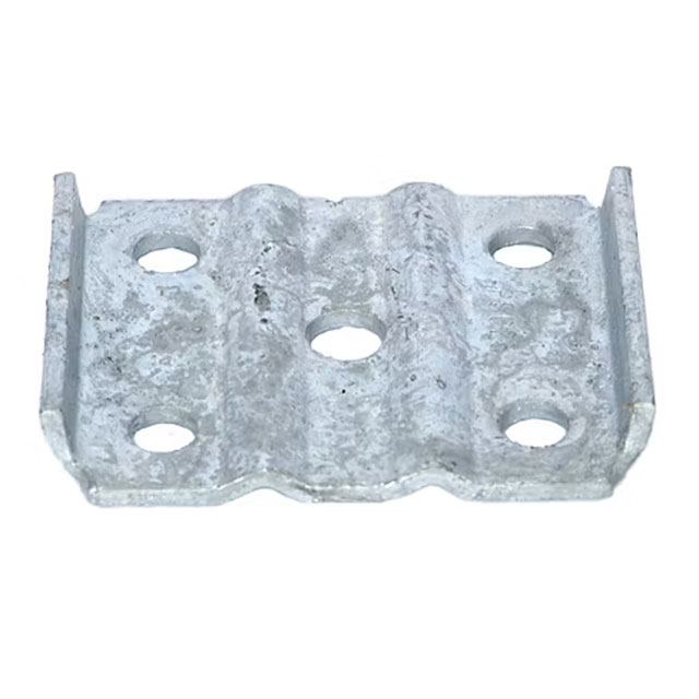 (image for) Trailer Galvanized Suspension U-Bolt Axle Plate 2 3/8'' Round Axle Dexter/Redneck #117595-G