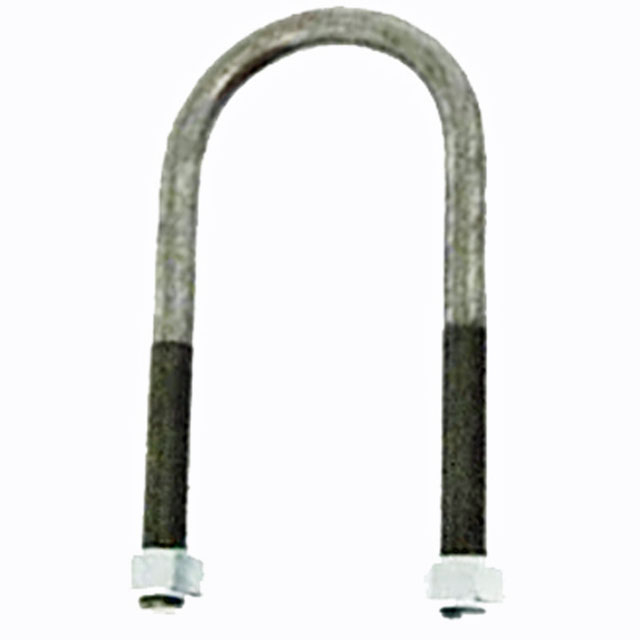 (image for) Trailer Suspension U-Bolt Zinc 3/8"-24 X 4 1/4" For 1 3/4" 2K Round Axle Tubes Dexter/Redneck #175643-Z
