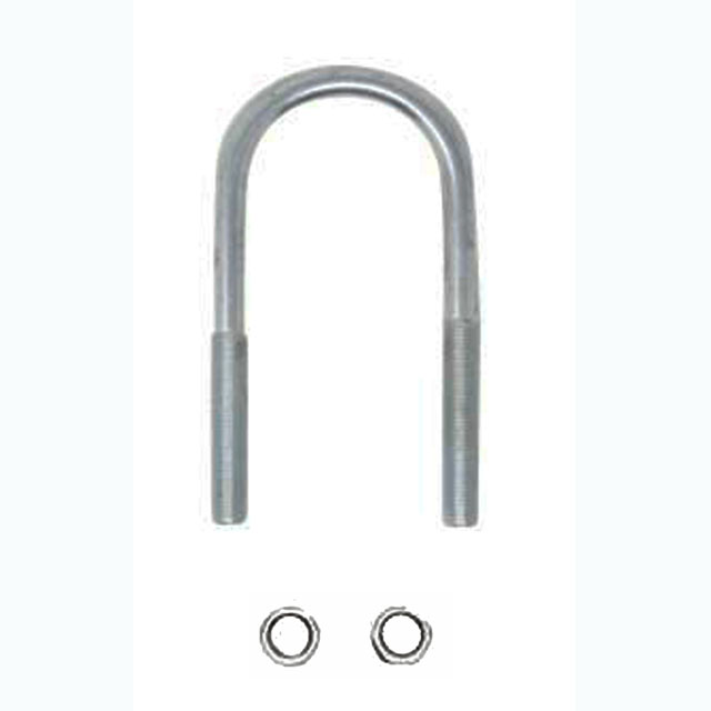 (image for) 176400-Z Trailer Zinc Suspension U-Bolt 1/2'-20' X 5 1/2" For 2 3/8" 3.5k Round Axle Tubes Dexter/Redneck #176400-Z