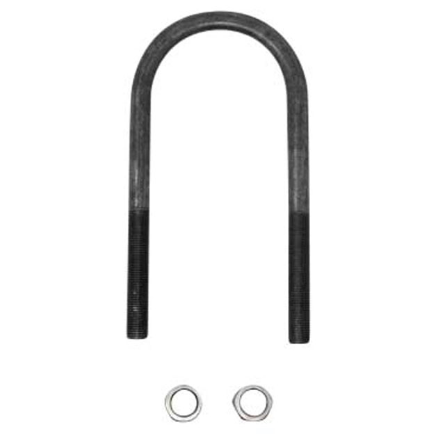 (image for) Trailer Suspension U-Bolt 9/16'-18' X 7 1/4" For 3" 5.2-7k Round Axle Tubes Dexter/Redneck #176500