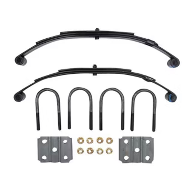 (image for) Trailer Double Eye Spring Kit & U-Bolts 4" Drop 20 3/8" 3 Leaf Dexter/Redneck #2-1020-4D