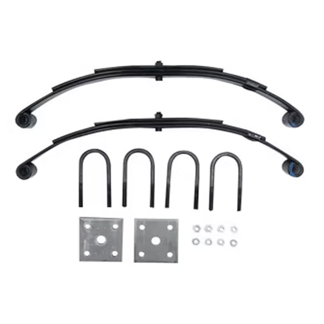 (image for) Trailer Double Eye Spring Kit With U-Bolts 20 3/8" 3 Leaf Dexter/Redneck #2-1020