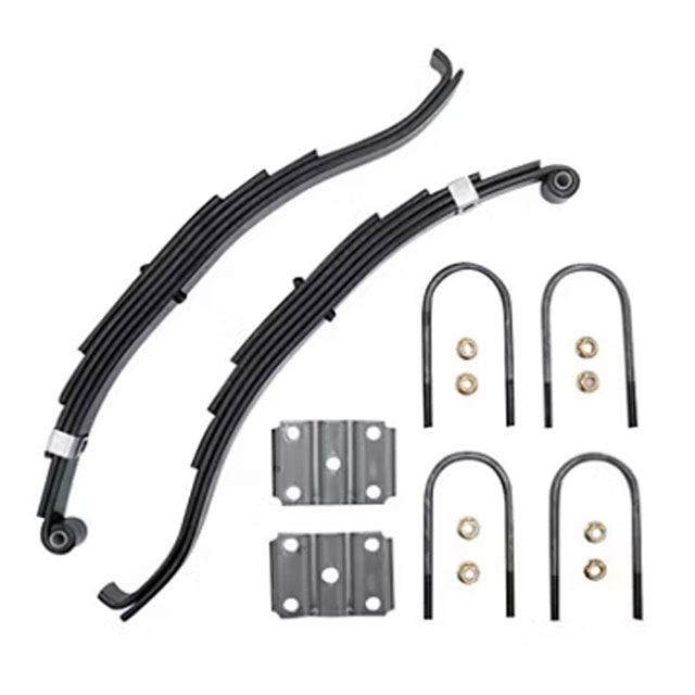 (image for) Trailer Slipper Spring Kit With U-Bolts 24" 5 Leaf Dexter/Redneck #2-1203T3