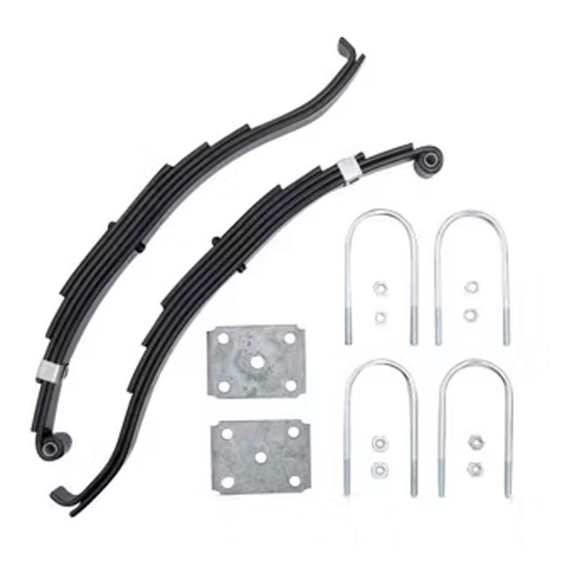 (image for) Marine Trailer Slipper Spring Kit With U-Bolts 24" 5 Leaf Dexter/Redneck #2-1203T3M