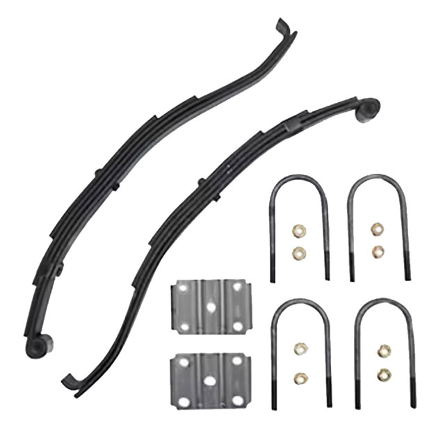 (image for) Trailer Slipper Spring Kit With U-Bolts 25 7/8" 4 Leaf Dexter/Redneck #2-803T3-AH