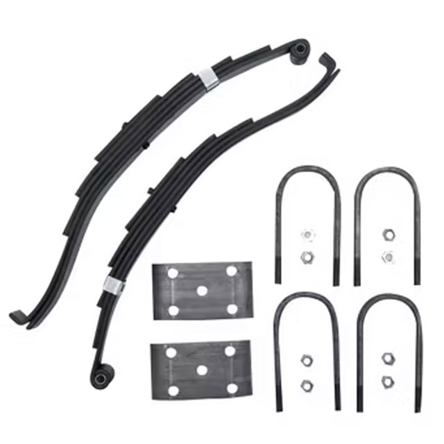 (image for) Trailer Slipper Spring Kit With U-Bolts 25 1/4" 5 Leaf 8K Dexter/Redneck #2-E5226-8K