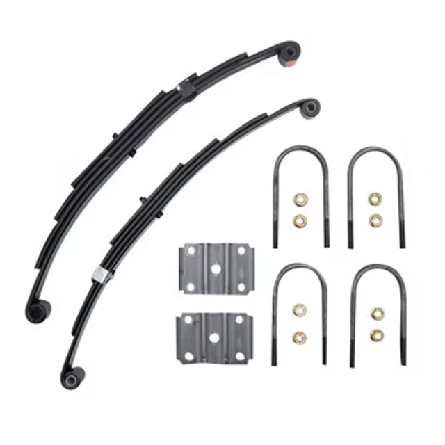 (image for) Trailer Double Eye Spring Kit With U-Bolts 25 1/4" 4 Leaf Dexter/Redneck #2-PR4-AH