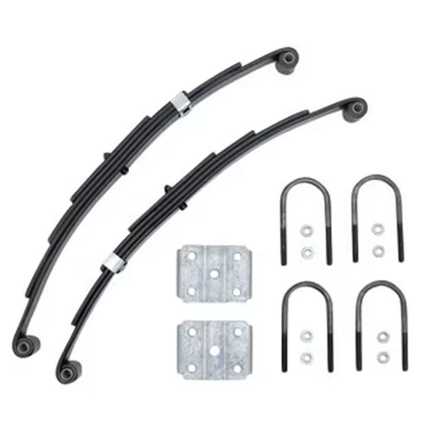 (image for) Marine Trailer Double Eye Spring Kit With U-Bolts 25 1/4" 4 Leaf Dexter/Redneck #2-PR4BM