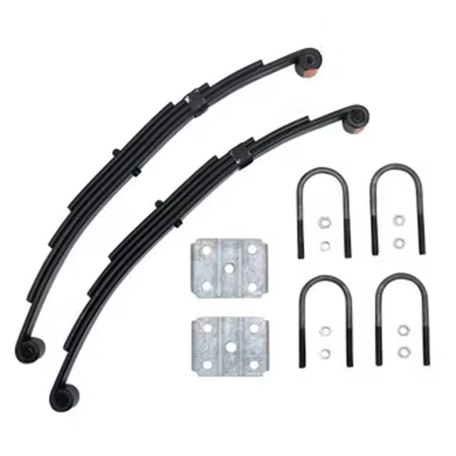 (image for) Marine Trailer Double Eye Spring Kit With U-Bolts 25 1/4" 4 Leaf Dexter/Redneck #2-PR4M
