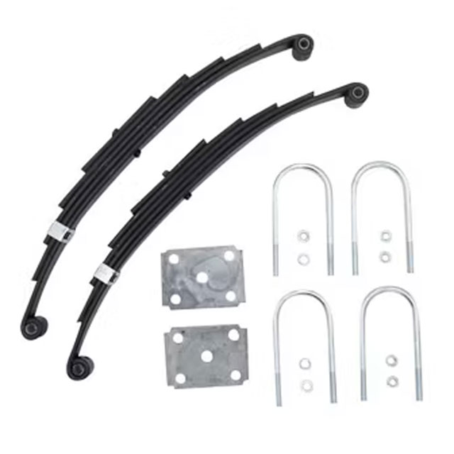 (image for) Marine Trailer Double Eye Spring Kit With U-Bolts 25 1/4" 5 Leaf Dexter/Redneck #2-PR5M