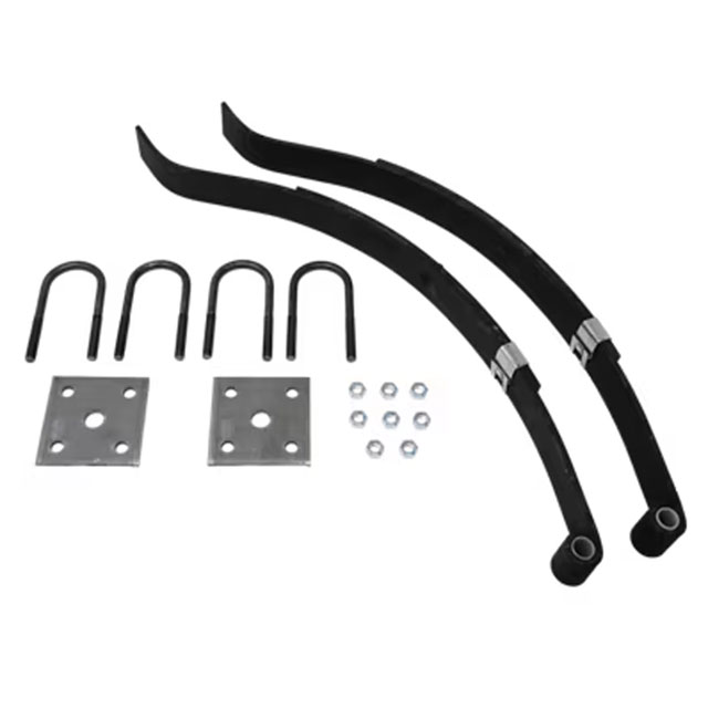 (image for) Trailer Slipper Spring Kit With U-Bolts 23 1/8" 2 Leaf Dexter/Redneck #2-WIC2