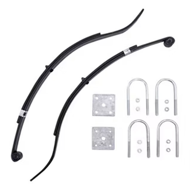 (image for) Marine Trailer Slipper Spring Kit With U-Bolts 27 3/8" 2 Leaf Dexter/Redneck #2-WID2M