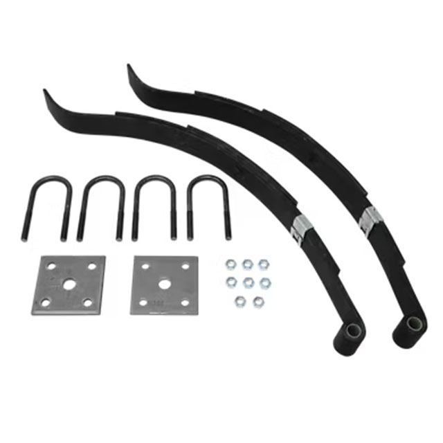 (image for) Trailer Slipper Spring Kit With U-Bolts 23 1/8" 2 Leaf Dexter/Redneck #2-WIE3