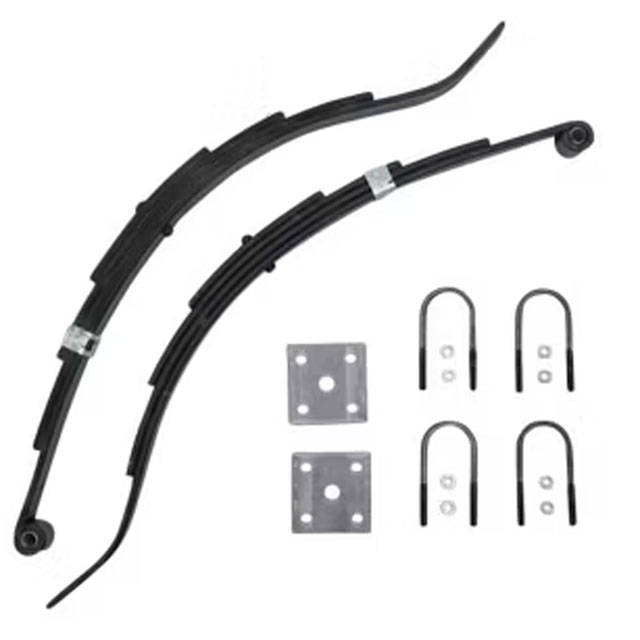 (image for) Trailer Slipper Spring Kit With U-Bolts 27 3/8" 4 Leaf Dexter/Redneck #2-WIG4
