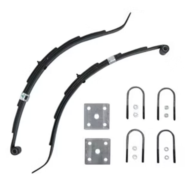(image for) Trailer Slipper Spring Kit With U-Bolts 23 1/8" 4 Leaf Dexter/Redneck #2-WIH4
