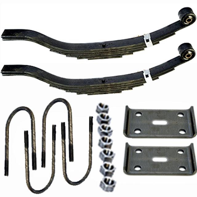 (image for) Trailer Slipper Spring Kit With U-Bolts 30" 6 Leaf 9k Dexter/Redneck #72-10-2MT9K