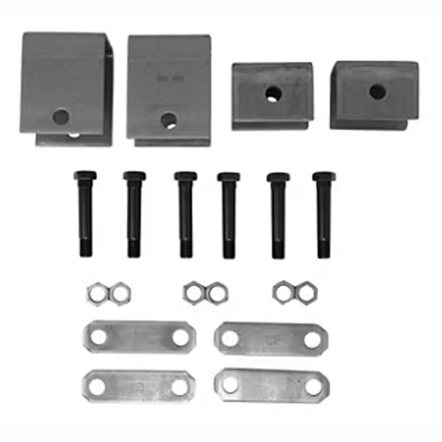 (image for) Trailer Spring Hanger Kit Single 2-7K Axle 1.75" Double Eye Spring Tall Hanger Long Strap No Bushing Dexter/Redneck #APS4