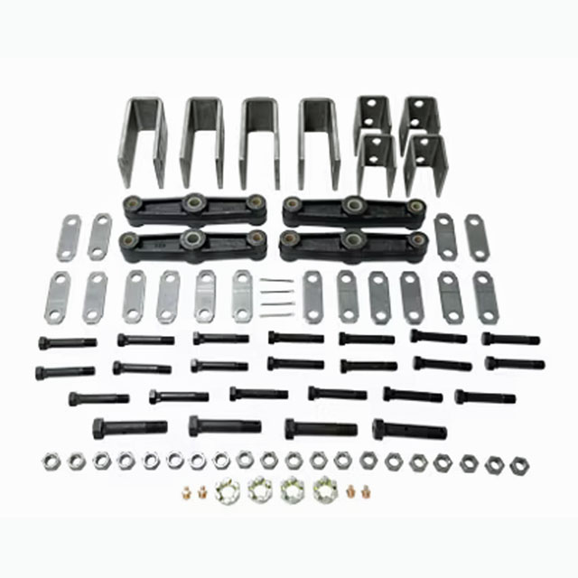 (image for) Trailer Spring Hanger Kit 2-7K Triple Axles 1.75" Double Eye Spring Straight Equalizer Dexter/Redneck #APTT1