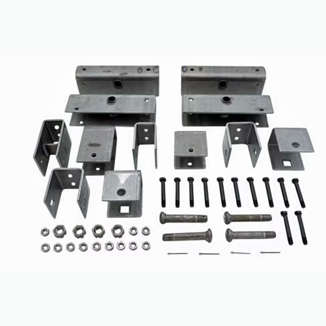 (image for) Trailer Triple 3.5-8K Axle Spring Hanger Kit 2" Slipper Springs Dexter/Redneck #APTT6SE