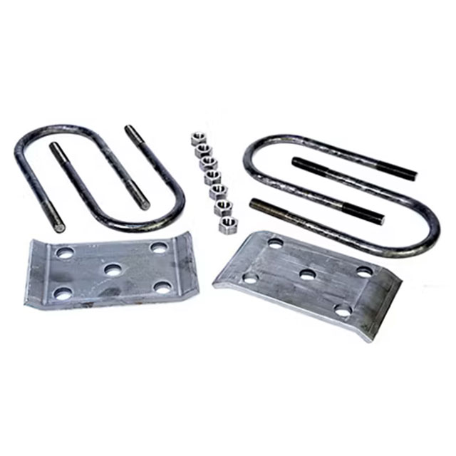 (image for) Trailer Suspension U-Bolt Kit 9/16"-18 X 8" For 8K 3 1/2'' Round Axle Dexter/Redneck #APUBR-35