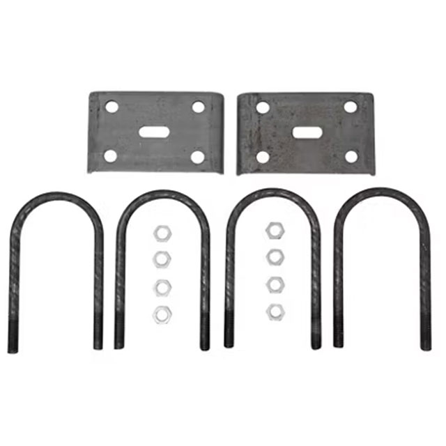 (image for) APUBR-40 Trailer Suspension U-Bolt Kit 5/8"-11 X 8" For 9k 4'' Round Axle Dexter/Redneck #APUBR-40
