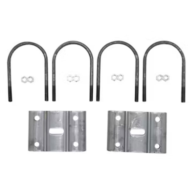 (image for) Trailer Suspension U-Bolt Kit 5/8"-11 X 8 7/8" 10K HD 5'' Round Axle Dexter/Redneck #APUBR-50