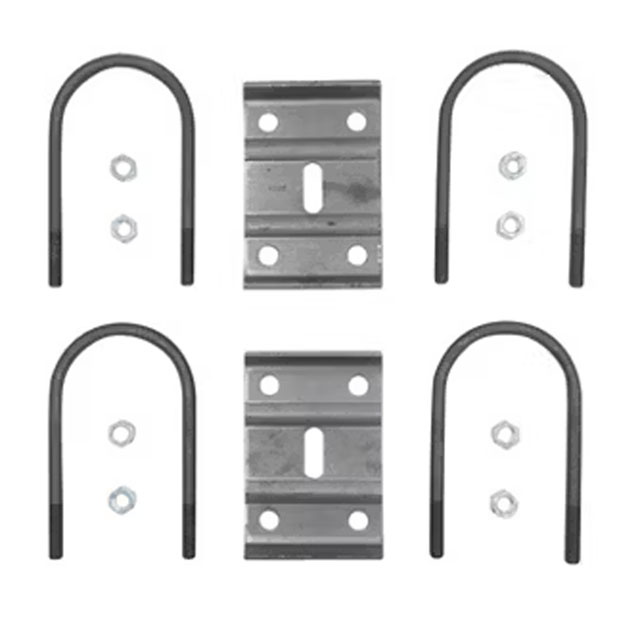 (image for) Trailer Suspension U-Bolt Kit 3/4"-10 X 9 5/8" For 12-16K 5'' Round Axle Dexter/Redneck #APUBR-55