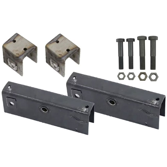 (image for) Trailer Multi Axle 3" Slipper Spring Hanger AP Kit 42 1/4" Axle Spacing 10-15k Axle Dexter/Redneck #HAP-203-02