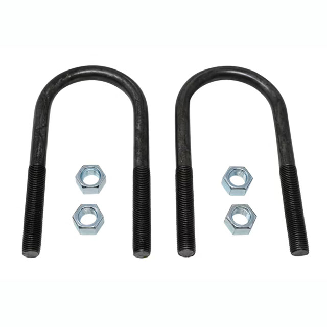 (image for) Trailer Suspension U-Bolt Kit 3/8"-24" X 4 1/4" For 1 3/4" Round Axle Tubes Pkg Of 2 Dexter/Redneck #SP01-020