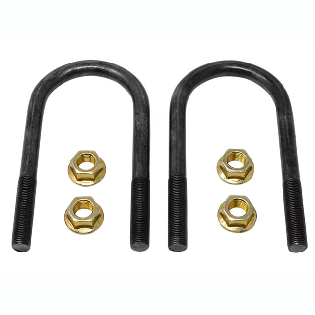 (image for) Trailer Suspension U-Bolt Kit 1/2" X 5 1/2" For 2 3/8" Round Axle Tubes Pkg Of 2