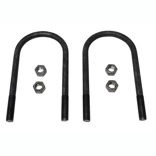 (image for) Trailer Suspension U-Bolt Kit 9/16''-18 X 8" For 3 1/2" Round Axle Tubes Pkg Of 2 Dexter/Redneck #SP01-100
