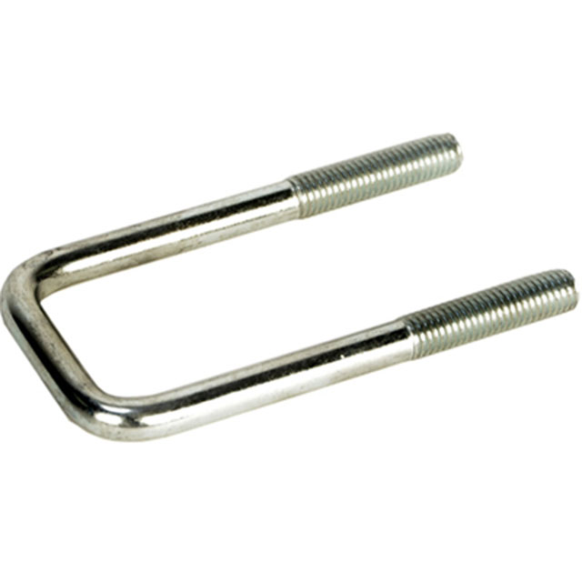 (image for) Trailer Zinc Suspension U-Bolt 1/2"-13 X 5.25" For 2 1/8" Square Azle Dexter/Redneck #UBZC12X212X525
